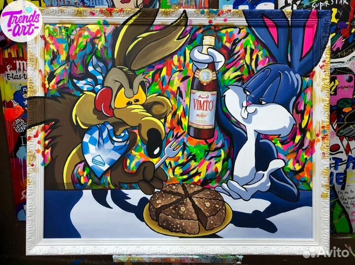 Картина Скрудж Макдак Дональд Дак Alec Monopoly