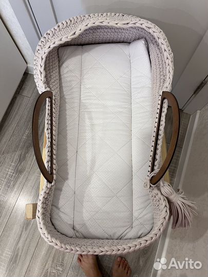 Вязаная люлька колыбель