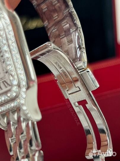 Часы Cartier Panthere белое золото, бриллианты