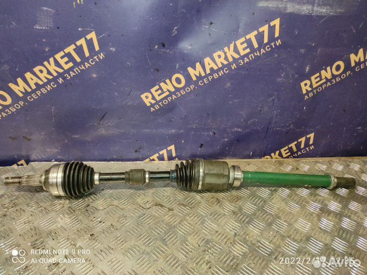 Привод передний правый Nissan Qashqai 2006-2013