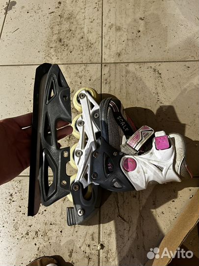 Ролики детские трансформеры