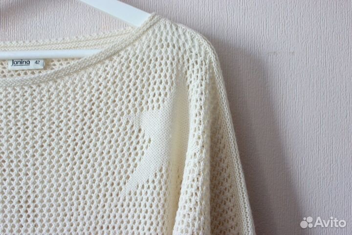 Свитер в сетку y2k