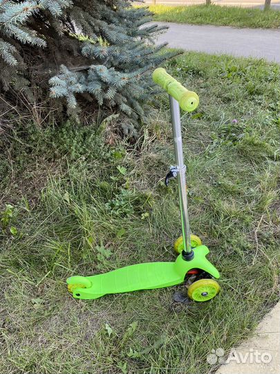 Самокат детский трехколесный бу