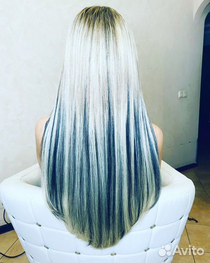 Наращивание волос (горячее, холодное испанское)