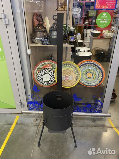 Печь +казан