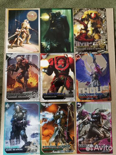 Warhammer 40k Dark Galaxy карточки