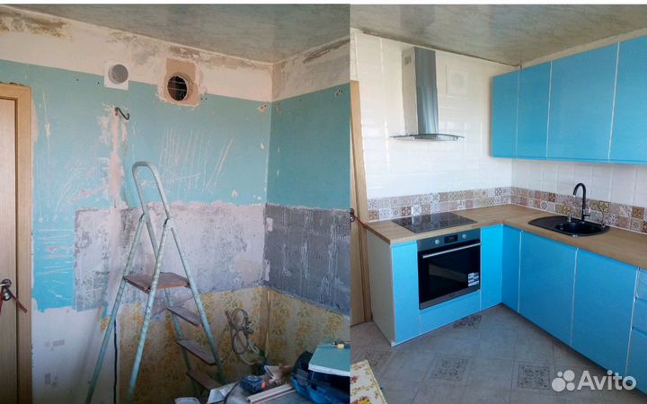 Сборщик мебели. Сборка кухни+коммуникации + фартук