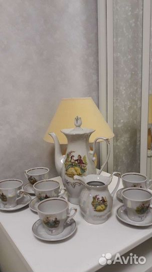 Сервиз кофейный на 6 персон, 21 предмет