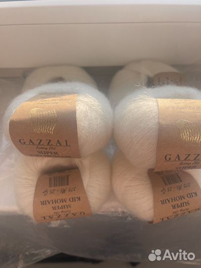 Пряжа gazzal super kid mohair