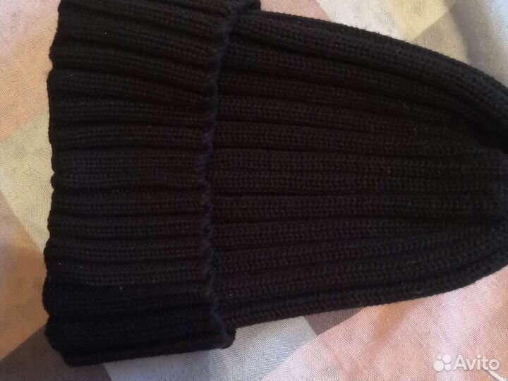 Шапка женская вязаная, молодёжная, на подростка