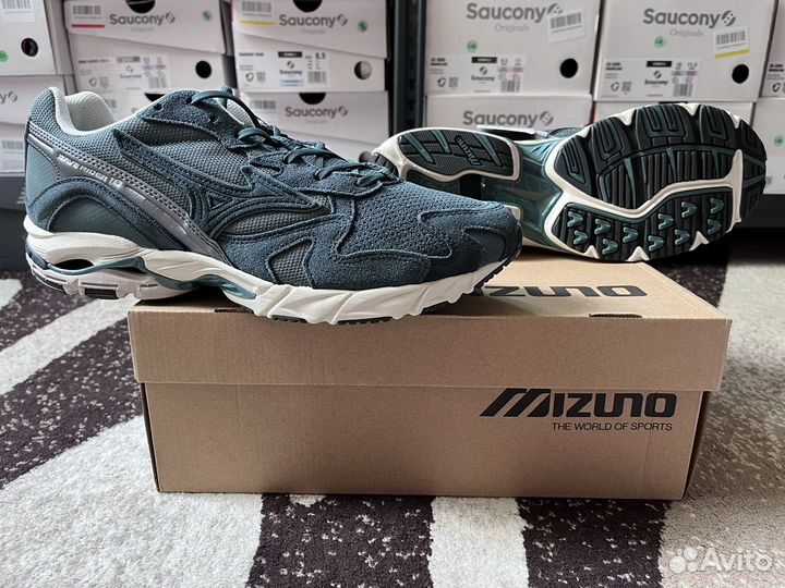 Кроссовки Mizuno Wave Rider 10 Silver Pine