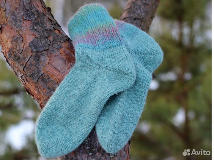 Носки шерстяные женские /Ручная работа