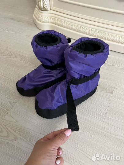 Сумка для танцев и сапожки для разогрева