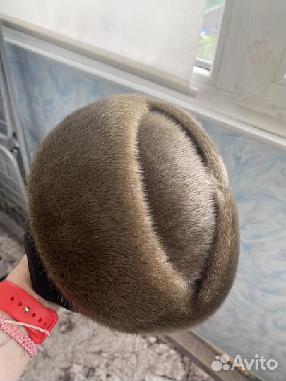 Шапка мужская, мех Нерпа