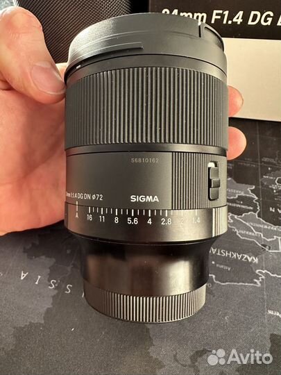 Объектив Sigma 24 mm DG DN 1.4 Art Sony E