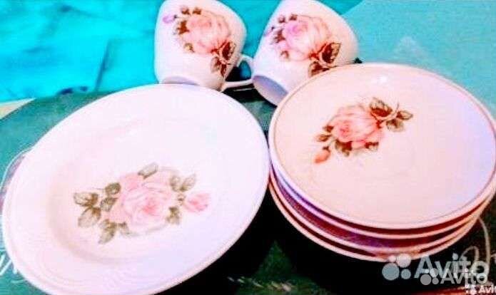 Красный хрусталь фарфор