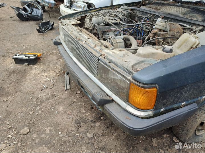 Хромированный молдинг на бампер Audi 80 B2