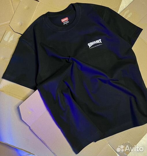Футболка supreme x thrasher