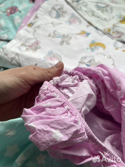 Постельное белье в детскую кроватку новое