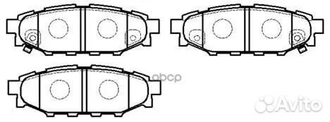 Колодки тормозные дисковые задн subaru: foreste