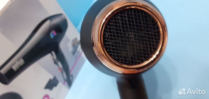 Профессиональный фен Braun с индикатором, новый
