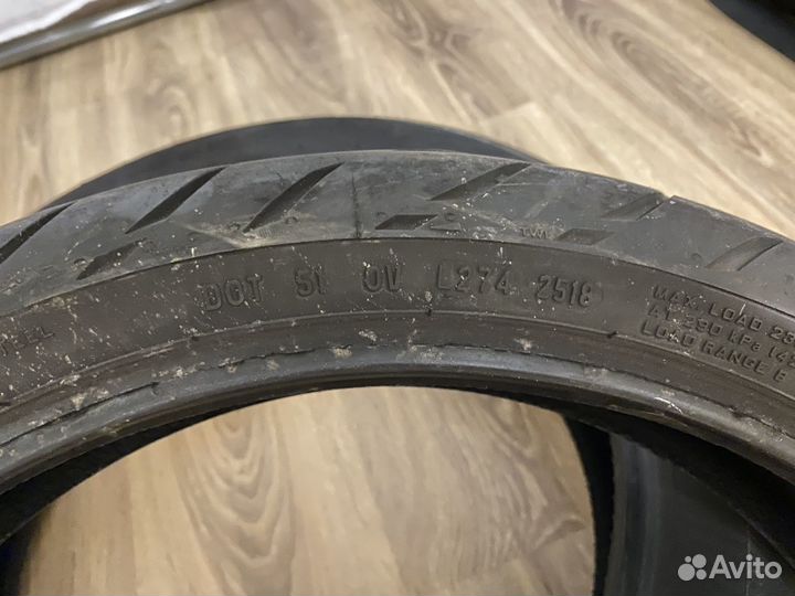 Мотошины Metzeler 120/70 ZR17 и 180/55 ZR17