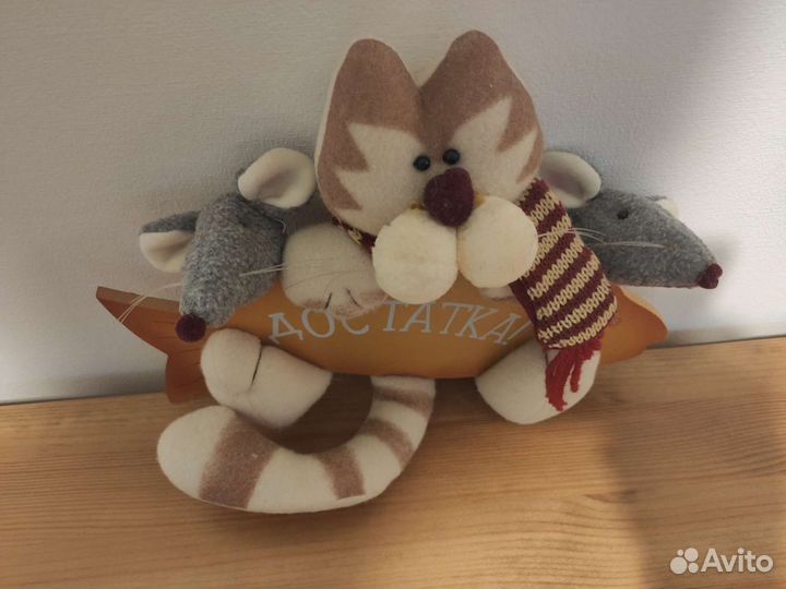 Сувенир украшение Кот с мышами