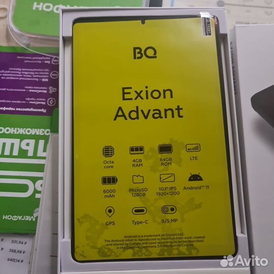 Планшет BQ 1036L exion advant (Новый)