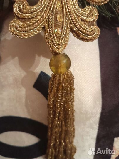 Новогоднее винтажное украшение