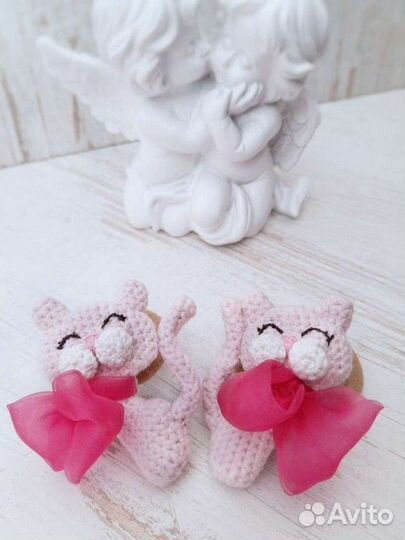 Вязаные резинки для волос