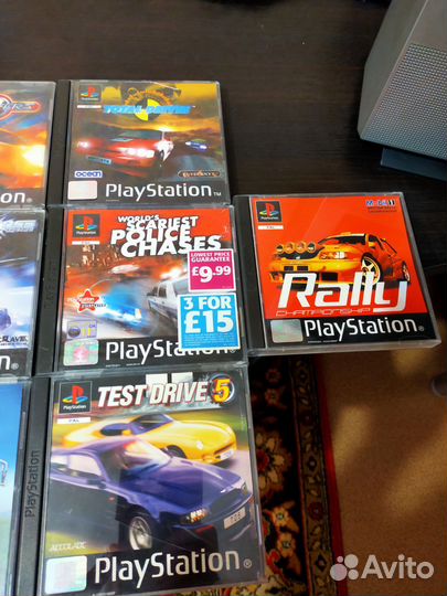 Игры Sony PlayStation 1 лицензия. Гонки