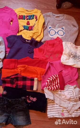 Детские вещи пакетом для девочек 4-6 лет