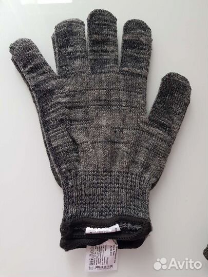 Перчатки полушерсть