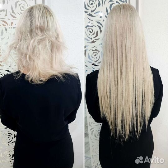 Наращивание волос,снятие,коррекция,окрашивание