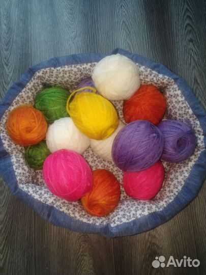 Пряжа нитки для вязания цена за все