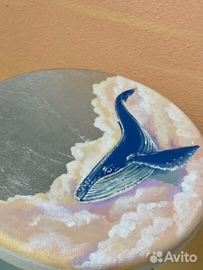 Картина в наличии / картина с китом / картина на з