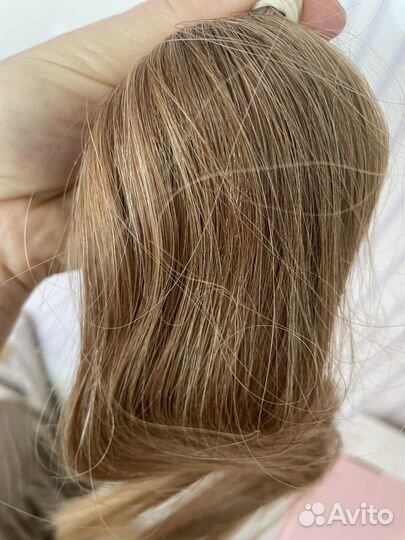 Волосы натуральные срез