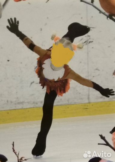 Платье для выступлений фигурное катание р. 104