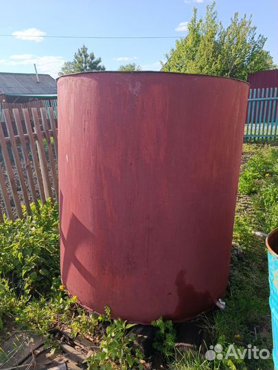 Бочка металлическая