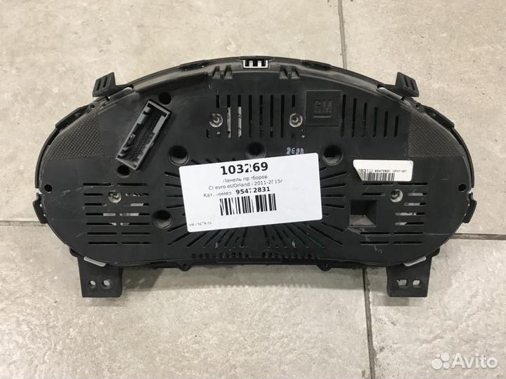 Панель приборов Chevrolet Orlando J309