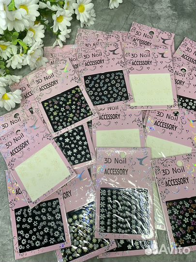 Наклейки для дизайна ногтей