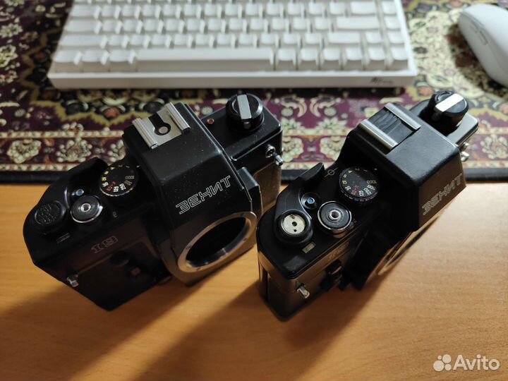 Фотоаппарат зенит 19, неисправные, 2 шт