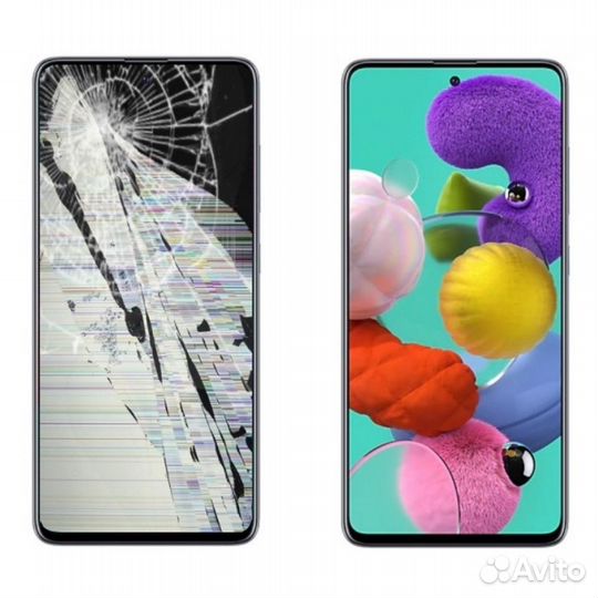 Замена дисплея на смартфонах Samsung / Рассрочка