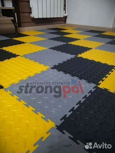 Модульное напольное покрытие. Шиномонтаж