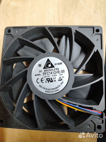 Кулер 140 х140х38 6pin Whatsminer оригинал