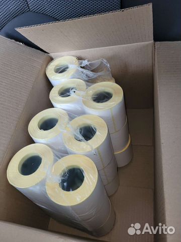 Термо этикетки 75х120. ozon