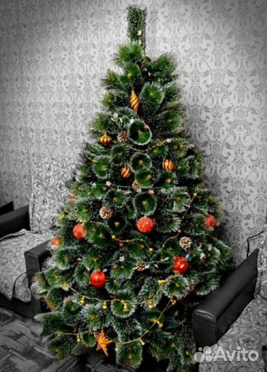 Ёлка искусственная + шары в подарок