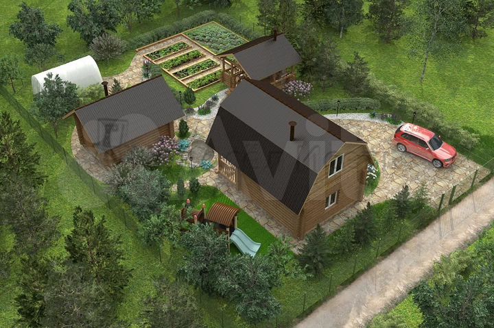 Дом 70 м² на участке 6 сот.