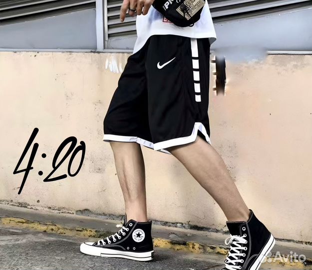 Шорты Nike / Jordan черные и белые