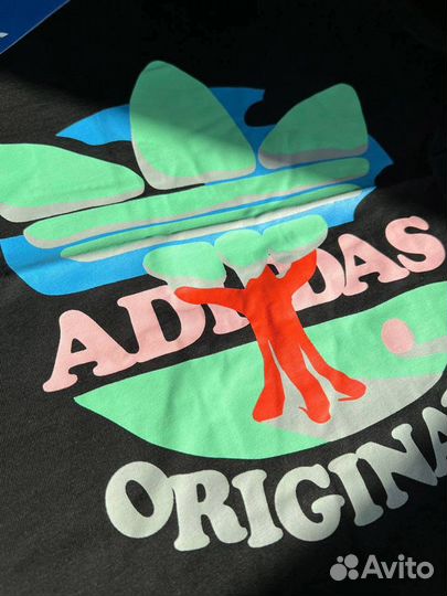 Футболка Adidas originals мужская черная